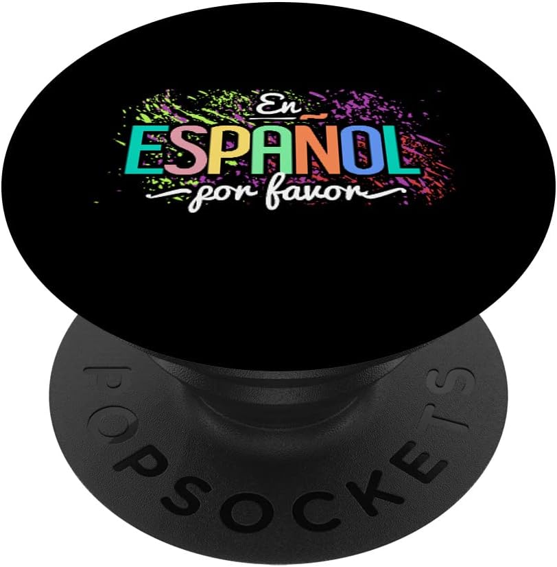 En Espanol Por Favor Spanish Bilingual Teacher Maestra PopSockets MagSafe PopGrip for iPhone