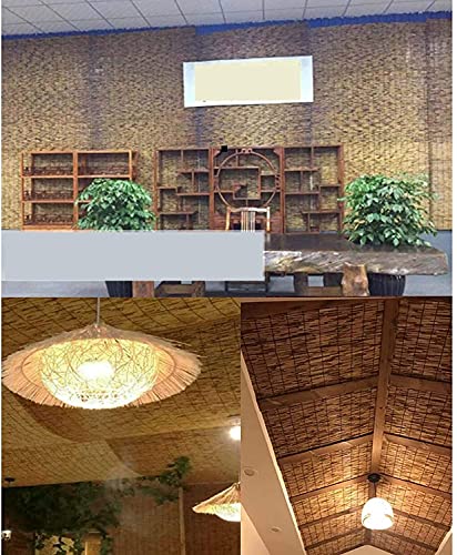 Dlmsdg Bamboo Blinds Reed Blinds, Roller Blinds,Filter Blinds, Lifting Devices, Decorative Curtains For Outdoor/Terrace/Door/Window, Customizable (Size: 55X120Cm/22X48In) #TOP1