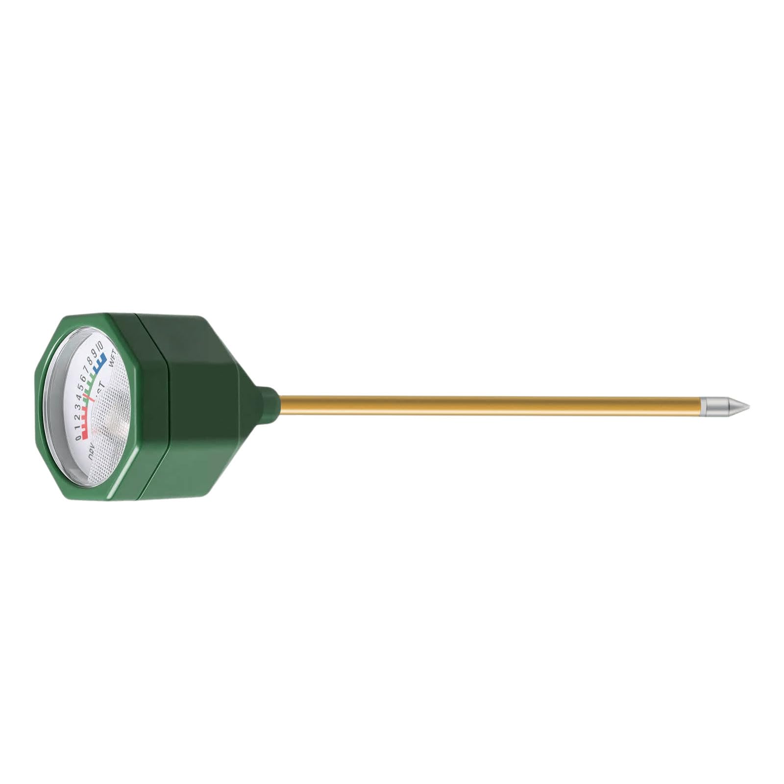 Carotoe Green Professional Soil Hygrometer Single Needle Design Ideal For Horticulture And Farming Tester For Indoor Outdoor Soil Tester For Bushes