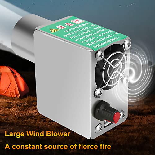 Leapmars Stufa A Razzo, Stufa Da Campeggio Senza Fumo, Una Stufa Portatile A Legna Da Campeggio Con Un Ventilatore Ad Aria Regolabile, Stufe A Biomassa Per Picnic, Campeggio, Sopravvivenza, Fornello, - 6