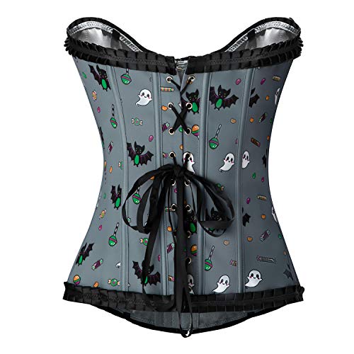 Corset overbust lacé et bustier modelant pour femme LittleForBig