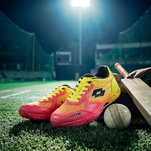 Image of Lotto Men BlazeHit Fire Dragon Cricket Shoes