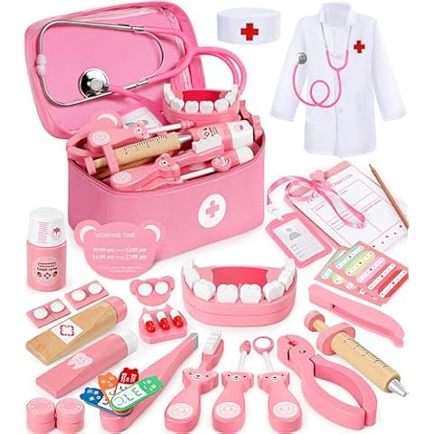 Ophy Kids Doctors Set with Stethoscope Cover