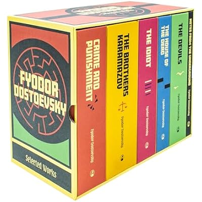Complete Collection of Fyodor Dostoevsky 6 Hardback Books Box Set