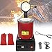 JIADUOFU Goldschmelzofen Maschine,Kleiner Schmelzofen,elektrischer Schmelzofen Gold Silber Kupferhütte, Schmuckverarbeitungsofen Mit Digitalem Kontrollsystem Und Hochreinen Graphittiegel,Red-110V-3kg