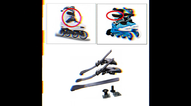 2 Cinghie Di Ricambio Per Pattini A Rotelle | Fibbie In PVC Resistente - Facili Da Installare - Foto 6