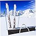 Gcroet Ski Bag for Up to 175cm Skis 420D Polyester Waterproof Ski Travel Bag Adjustable Carrier with Handle Skiing Accessories ...