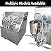 High Pressure Homogenizer - Industrial Dairy Milk Homogenizer Machine with 2000Bar Capacity for Food and Beverage Processing, Stainless Steel Homogenizer for Emulsification and Particle Size Reduction