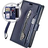Die Samsung Galaxy Note 10 Plus Handytasche Drei Kartenslots und eine Seitenfach sicher verstaut sind: Kreditkarten, Bargeld, Ausweis, Visitenkarten und Rechnungen.