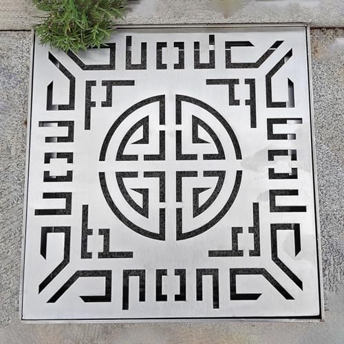 Drainage Strainer with Yarn Screen to Block Debris, 304 Stainless