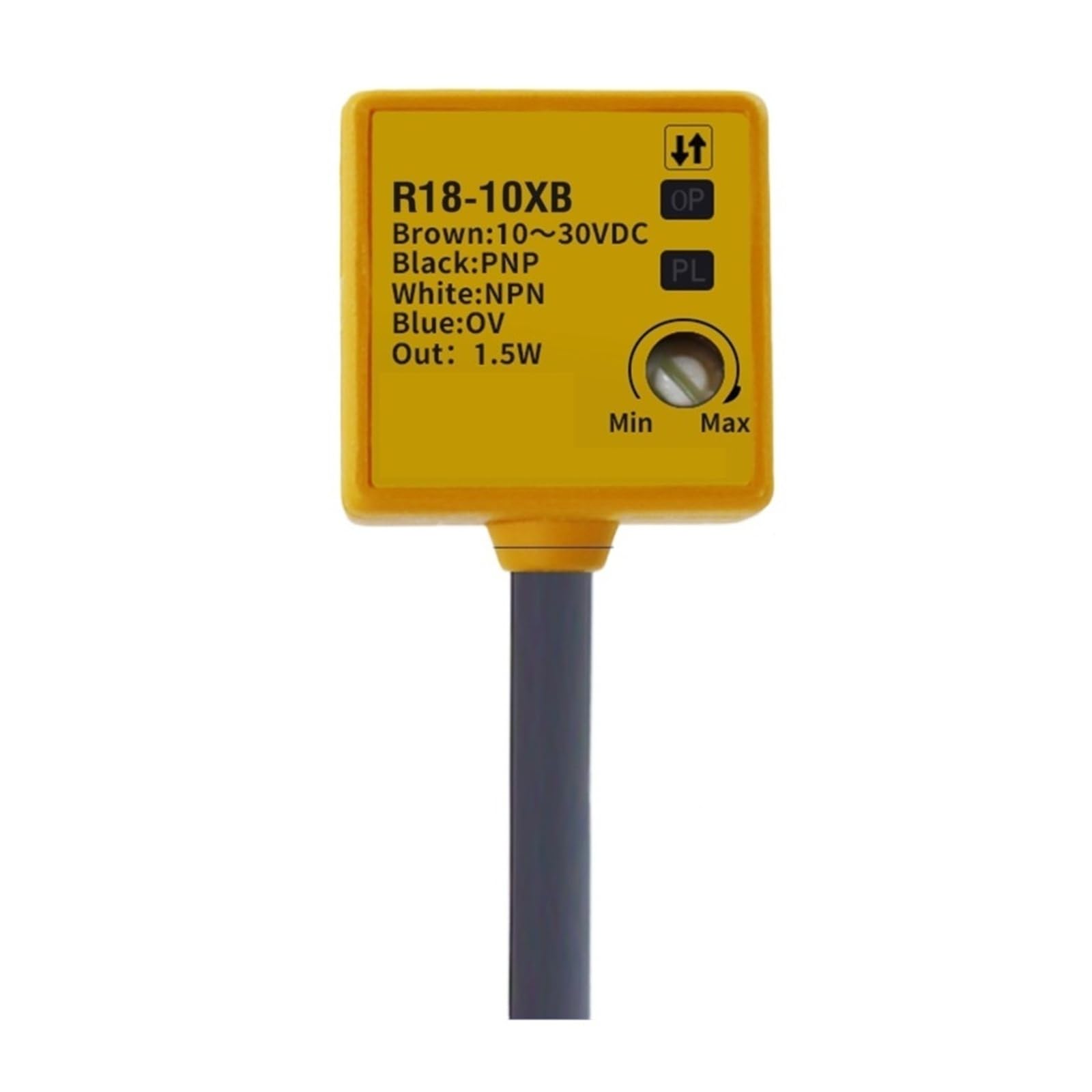 Sdmzjuephxc One Color Photoelectric Switch R18-10Xb Photoelectric Sensor For Industrial Conveyor And Object Detection