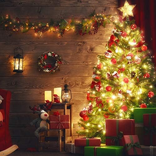 Fairy Lights, 12M 120 LED String Lights with Timer and Remote, Battery Fairy Lights for Bedroom and Indoor, Copper Christmas String Lights for Party, Wedding, Decorations, Outdoor (Warm White)