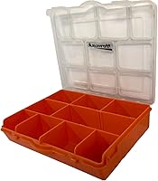 Vista 5 de Homak 6-1/4 pulgadas x 8 pulgadas caja de almacenamiento de plástico, corto, HA01086175