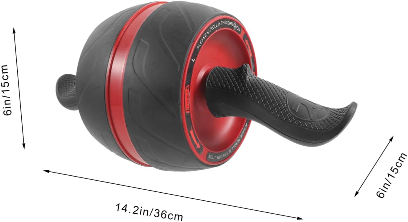 Kisangel Portable Abs Ab er Wheel for Core Workout Easy to Use Fitness Equipment for Men Women Durable Design