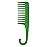 Wapodeai Wide Tooth Comb Shower Comb With Hook, Good for Curly Hair Wet Dry, Premium Tangle Free Combs Green.