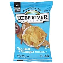 DEEP RIVER SNACKS Potato Chips, Sea Salt And Vinegar, 2 Oz