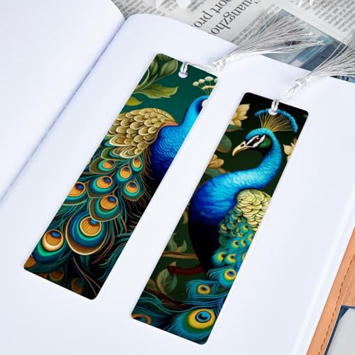 Marque-page paon compagnon idéal de vos moments de lecture cocooning