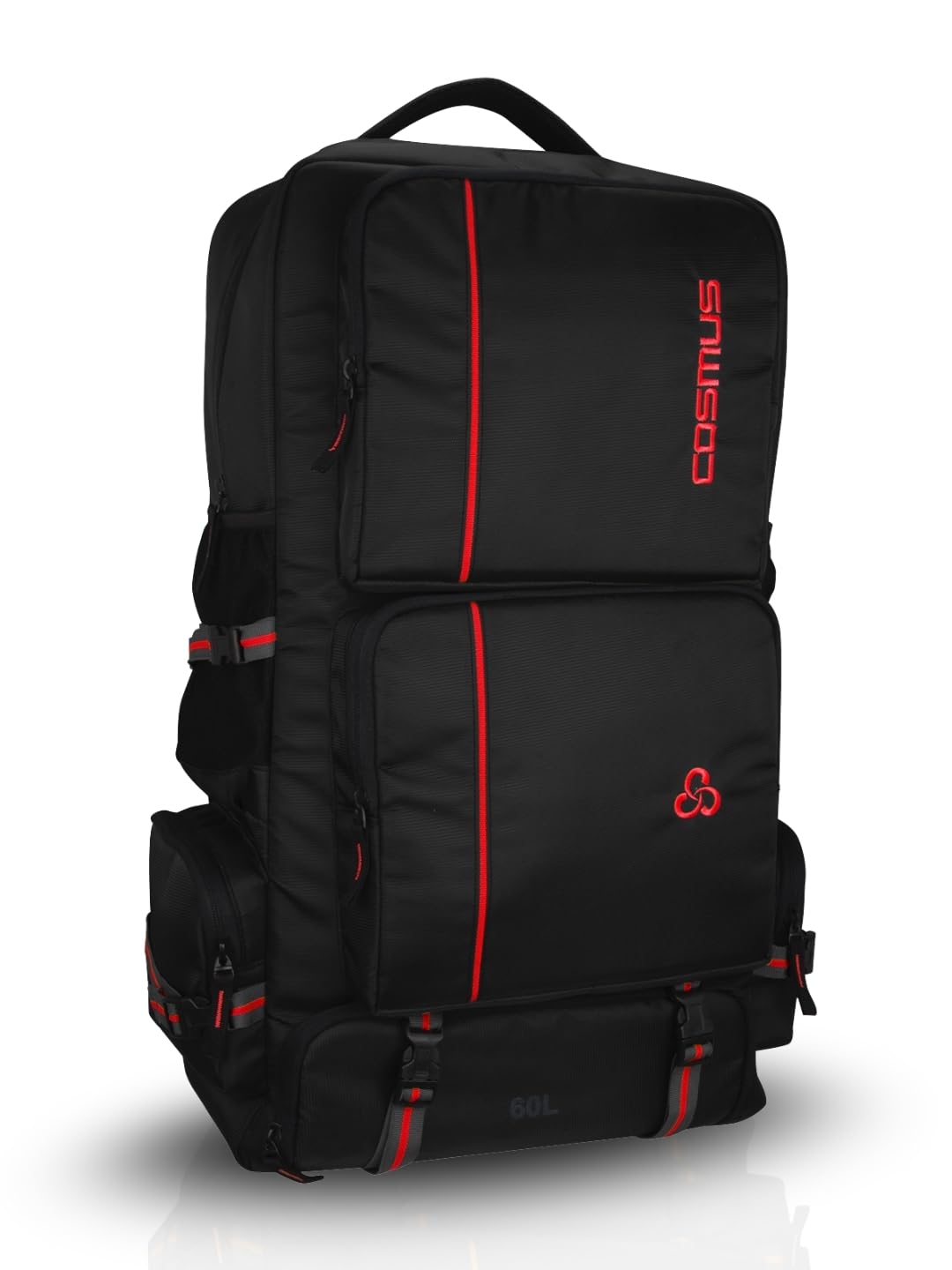 COSMUS Everest Grey 60 Ltrs Rucksack Travel Backpack Bag for Trekking Hiking Bag with Shoe Compartment-image-6