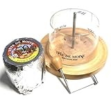 Komplett Set 1 ganzer Tete de Moine Classic Original (Mönchskopfkäse)+Käsehobel+Haube mit Aufdruck
