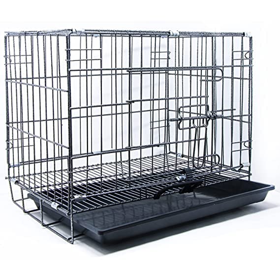 PSK PET MART Dog Cage Powder Coated Black Color Rust Proof Metal Folding Kennel for Large Size Dogs and Adults 36 Inch (Pack of 1) (B0BLGG3L7L) Amazon Price History, Amazon Price Tracker