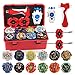 Produktbild 3T6B 12 Stück Kampfkreisel Set, 12 Neue Nado Kreisel, Wirbelwind Gyros Burst Turbo 2 Kreisel mit Trägerraketen, Bay Battling Tops Gyro Pocket Box Pro-Geschenke für Kinder