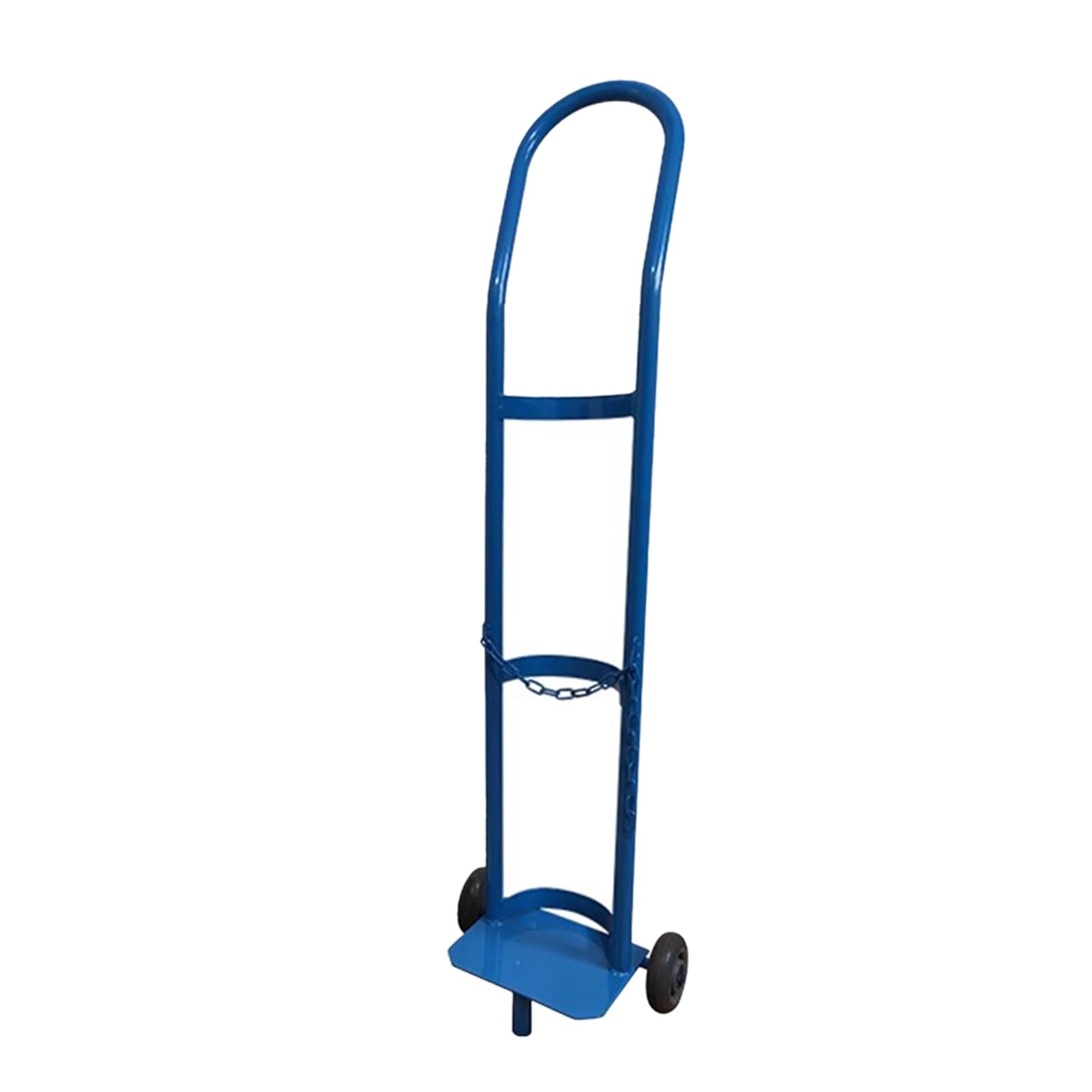 WQPMNYG Portable Oxygen Cylinder Cart - Lightweight Steel Dolly with Smooth Rubber Wheels for Easy Transport in Medical Clinics
