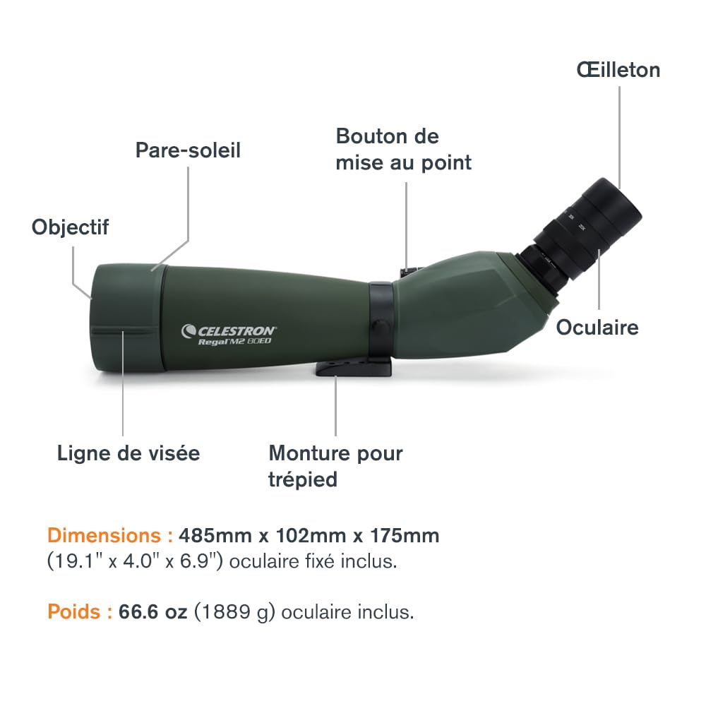 Celestron Regal M2 Spotting Scope Telescope