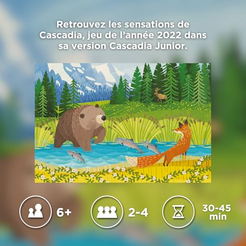 Lucky Duck Games | CASCADIA Paysages | Extension Jeu de Société | Jeu de Stratégie pour Enfants dès | Nouvelles Cartes Décomptes & Tuiles Habitat | 1 à 6 Joueurs | 30 à 45 min | En Français - vue 5