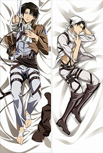 GB Arts Attack on Titan Levi PTS / HC Peach Skin 150cm x 50cm PillowCase Year End & Xmas SALE!