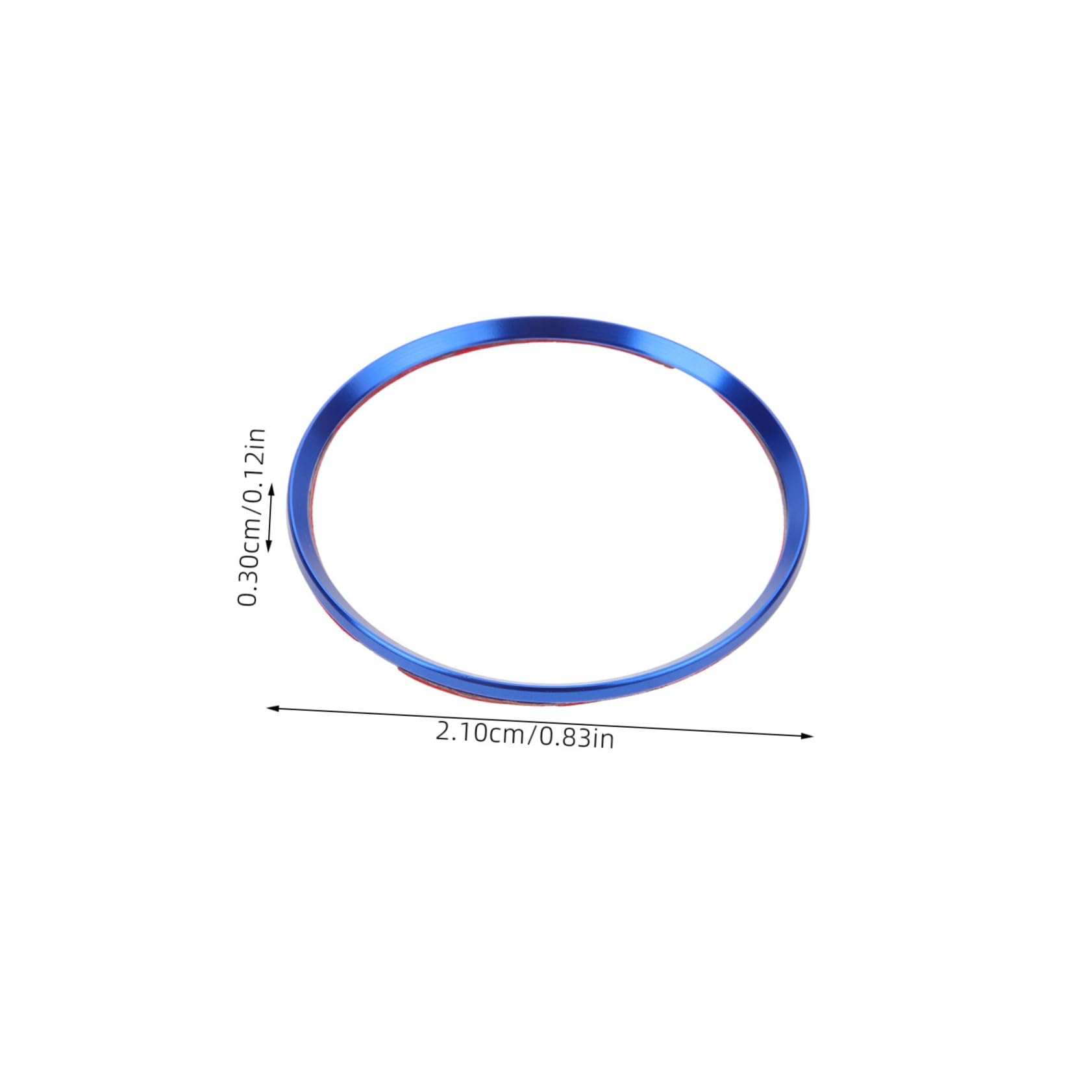 Cabilock Car Wheel Hub Cap Ring Trim Set Accessories for Car Tire Cap Ring Aluminum Alloy