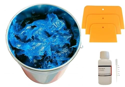 Colle Polyester fibrée 'Choucroute' milieux humides - Idéale pour Bateaux, Piscines et Plus - Haute Résistance (5, Kilogrammes)