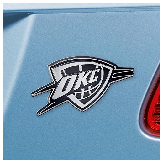 FANMATS NBA Oklahoma City Thunder Chrome Team Emblem