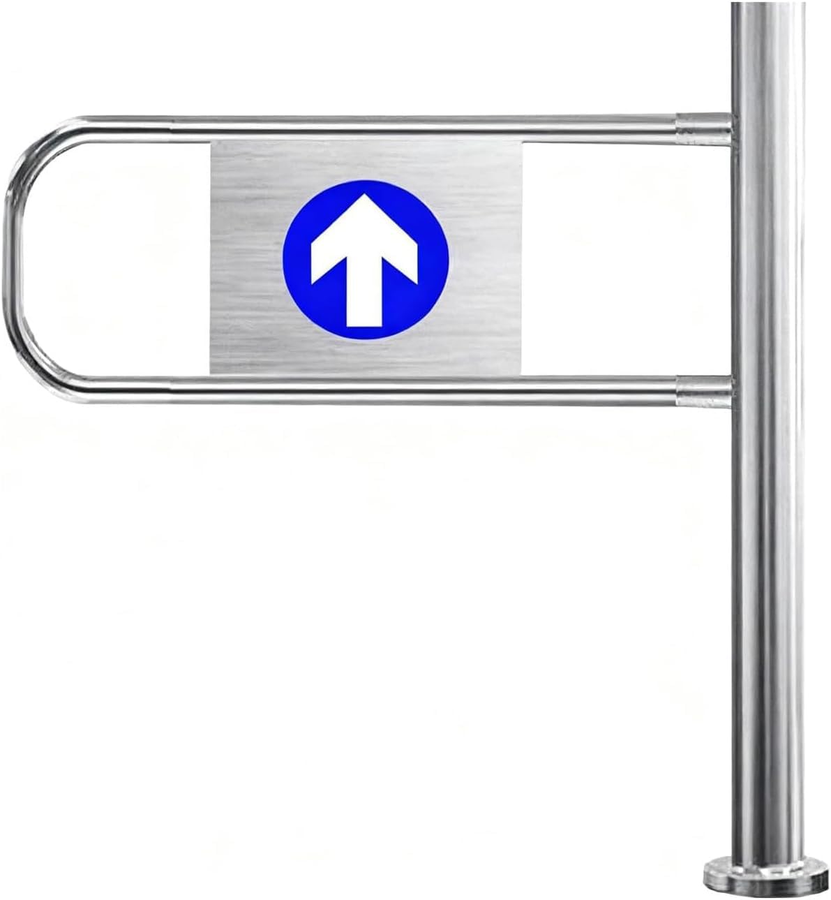 Porte d'entrée unidirectionnelle avec ressort en acier inoxydable pour bibliothèque et magasin