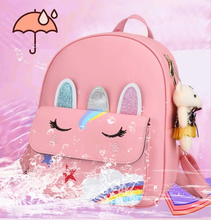 Image of Bizanne Fashion Stylish Front Embroidery Backpack for Women | Backpack For Girls | Gift For Girls | Rakhi Gift For Sister
