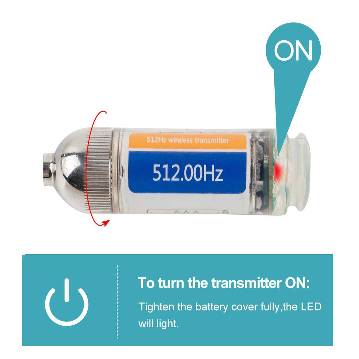Transmisor remoto de 512 Hz, sonda de señal para de inspección de tuberías subterráneas
