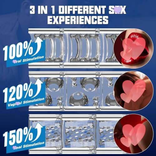 Miniatura 2 de Masturbádores Masculino Más Vendido Juguetes Sexuales Hombre, 3-En-1 Masturbador Masculino Juguetes Eróticos Para Pareja Sexuales, Masturbador Hombre Vagina Oral Anal Sex Toys Coños Sexuales Real