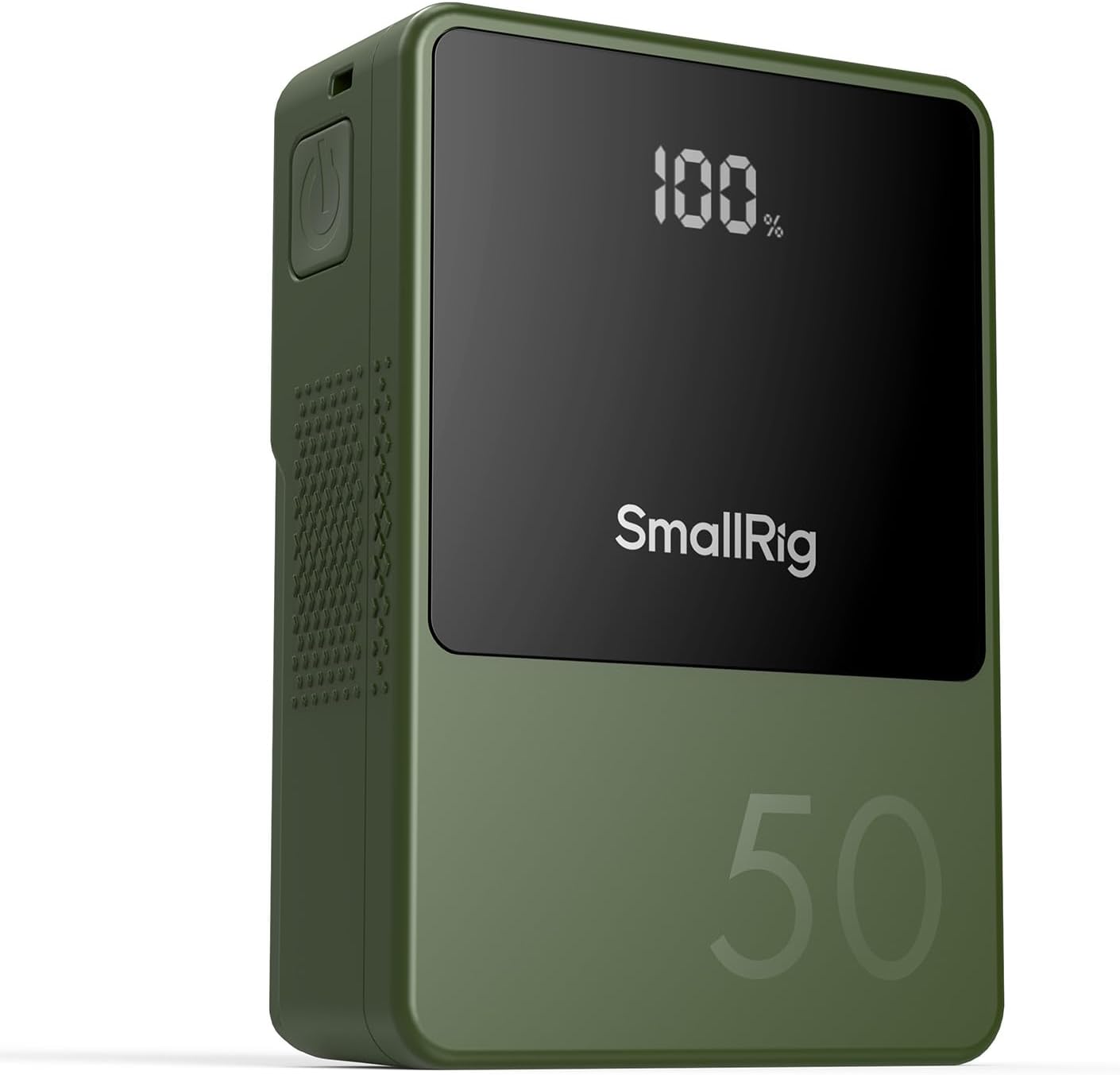SMALLRIG V Mount Battery VB50, 50Wh / 3400mAh V-Mount Battery with PD 45W USB-C Fast Charging, with D-TAP, USB-A, Dual DC Ports, OLED Screen, for DSLR Camera, Camcorder, Monitor, Phone, Green - 4872