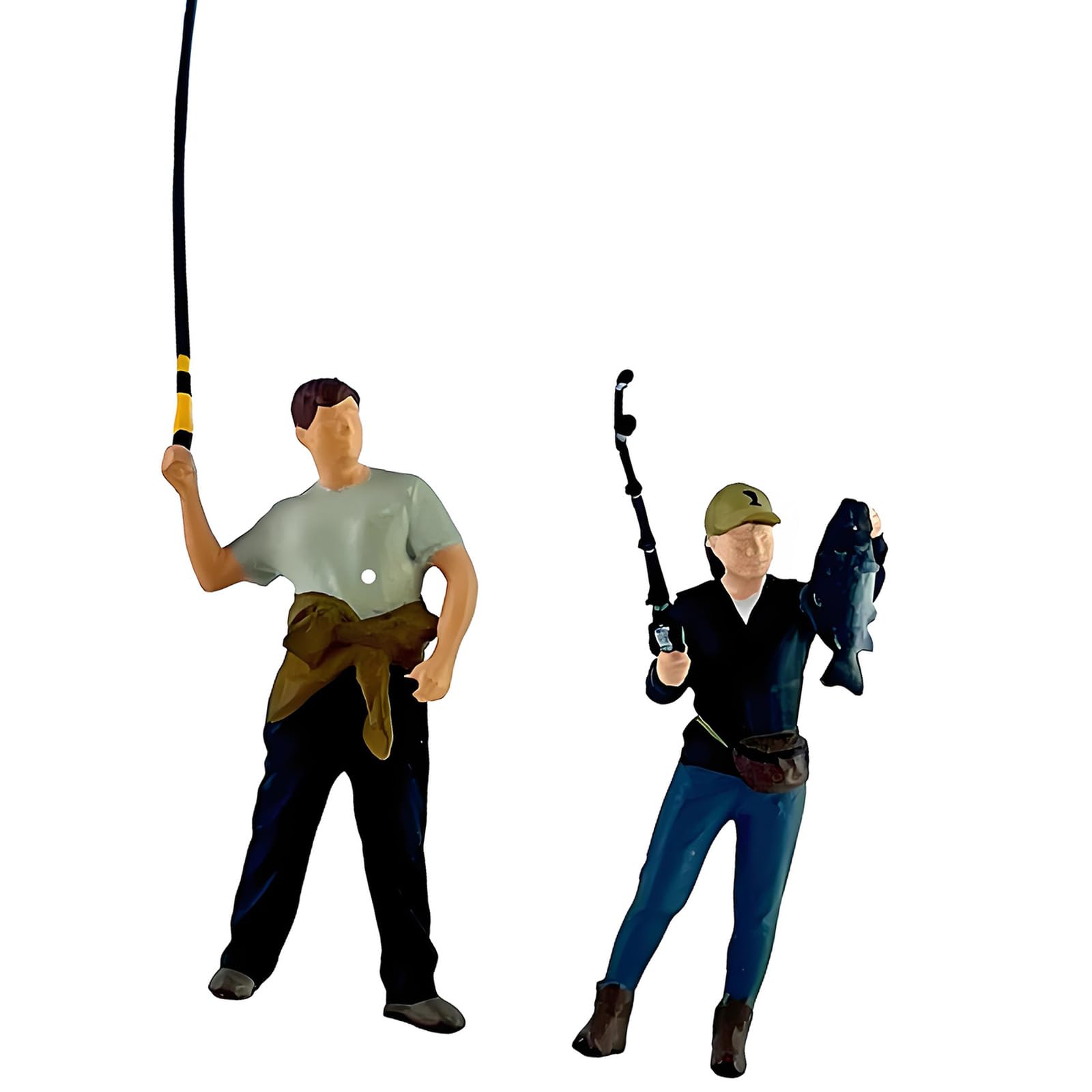 Simulation de pêche 1/64 figurine résine haute précision pour collectionneur