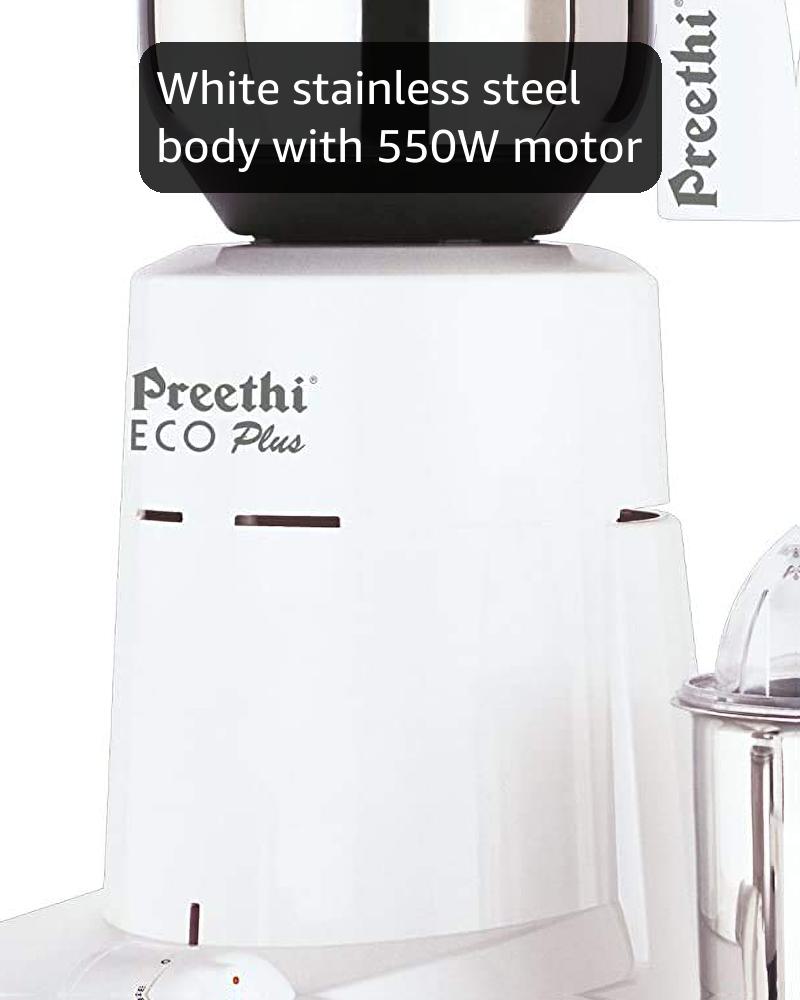 Amazon.com: Preethi Eco Plus Mixer Grinder 110 Volts - Free