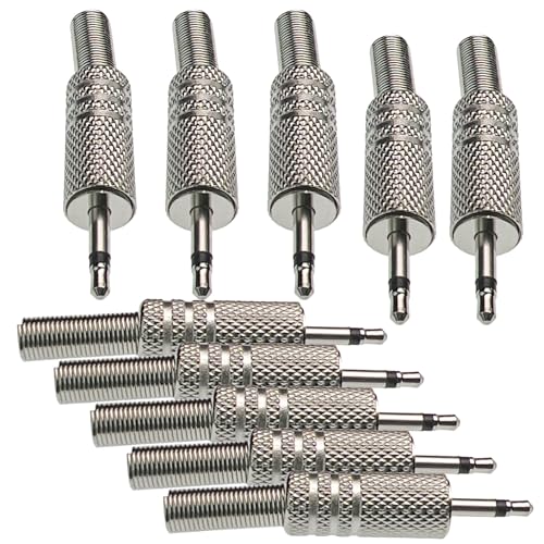 Conector de cable de audio Jack 2.5mm TS (pack 10) miniatura 2