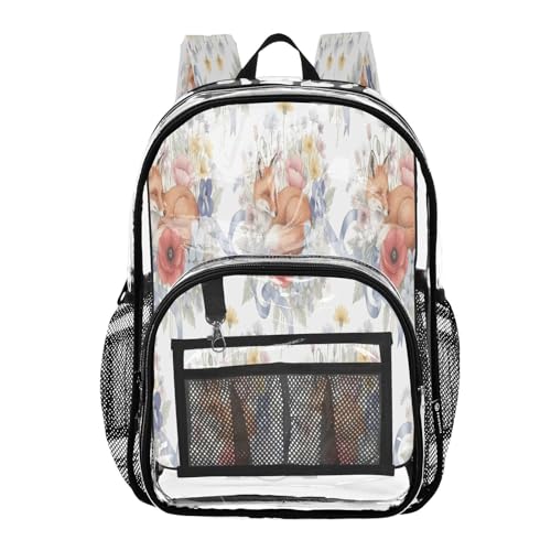 Mochila transparente Fox para evitar esperas en seguridad de estadios y escuelas