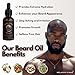 Melanin Kings Beard Grooming Kit for Men - Formulas With Ancient African Natural Ingredients | Beard Wash, Oil, Balm, Brush, Comb, Trimming Scissors