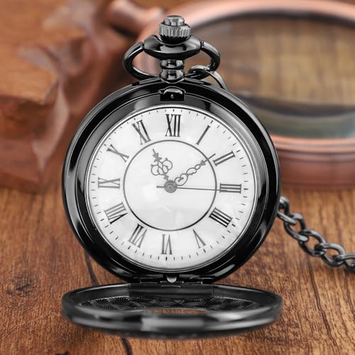 Reloj de bolsillo de cuarzo para caballero idóneo para bodas y galas elegantes 2