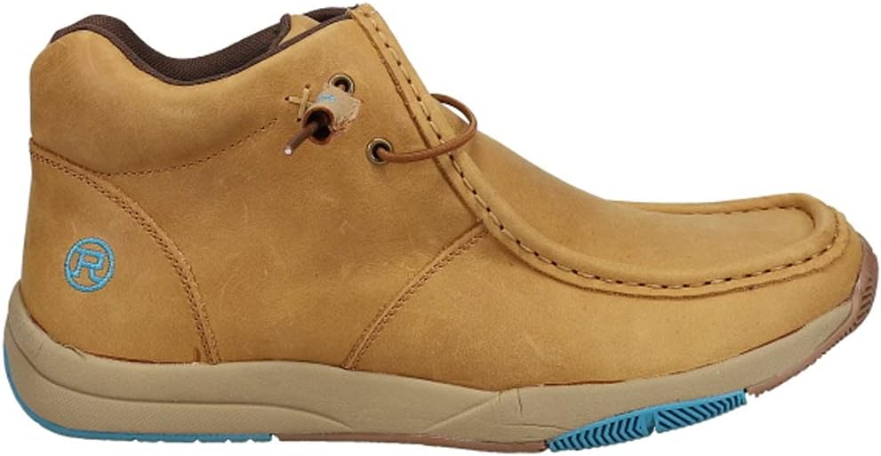 ROPER Mens Clearcut Round Toe Chukka Casual Boots Ankle - Brown