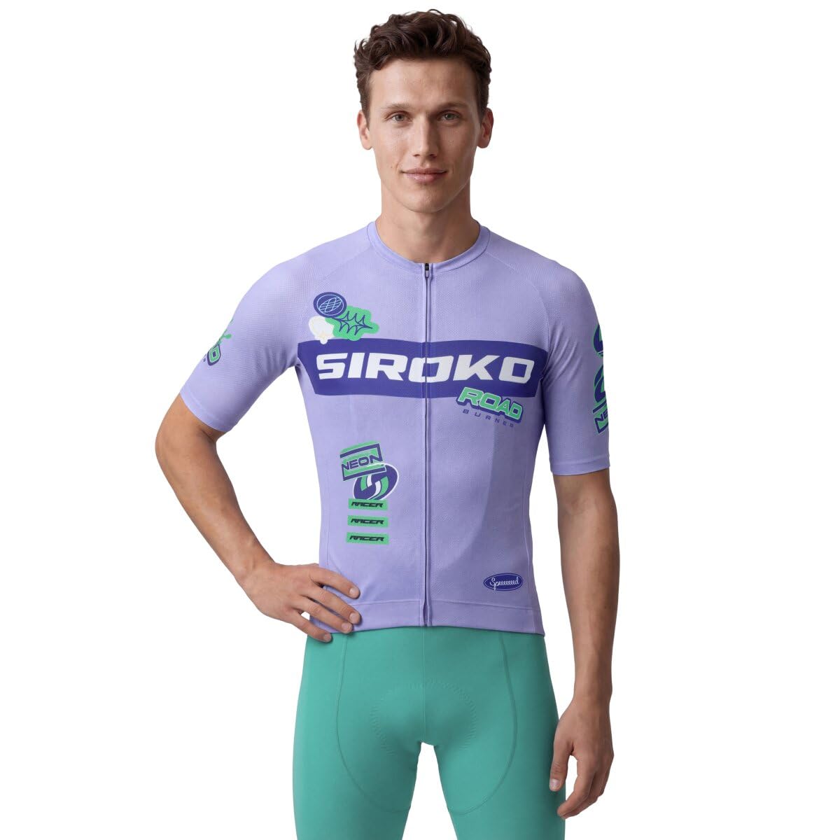 SIROKO Maillot Ciclismo Mesh Manga Corta M8 NRC Purple Morado