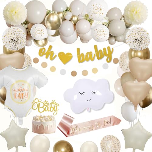 Ventagli Di Carta Rosa Baby Per Decorazioni Feste | 6 Pezzi 3 Dimensioni | Per Baby Shower Compleanno