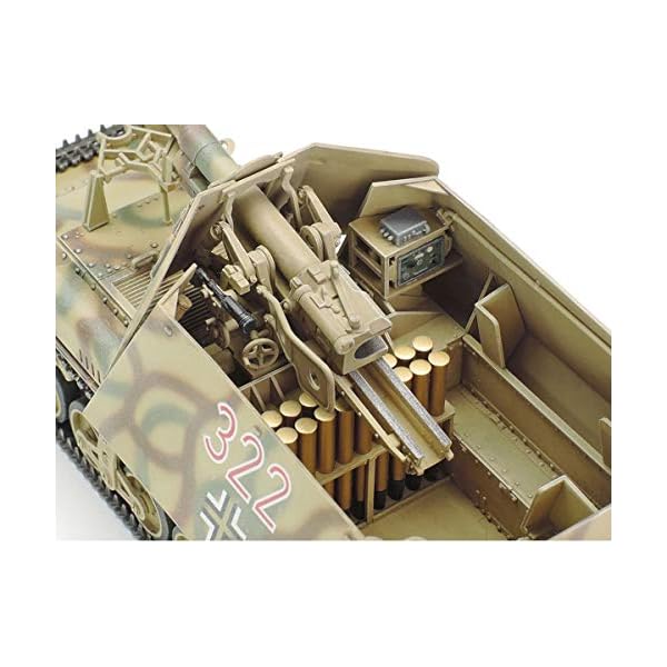 TAMIYA 35370-000 1:35 Deutscher Sd.Kfz.135 Marder I Jagdpanzer, Modellbausatz, Plastikbausatz, Bausatz zum Zusammenbauen… – Bild 4
