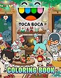 Toca Boca Coloring Book: Interesting coloring book suitable for all ages, helping to reduce stress...
