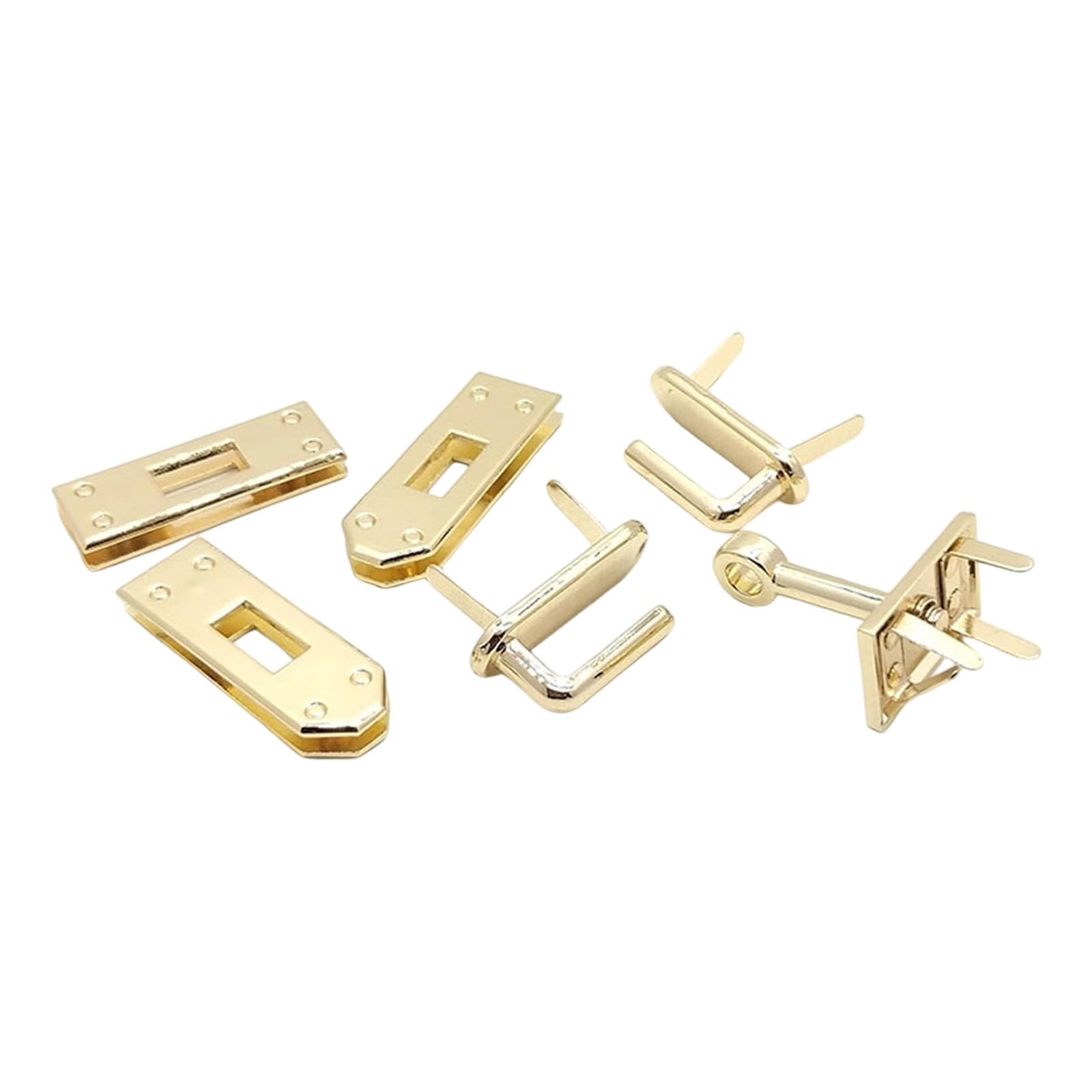 Msioytog Professional 6PCS Bag Hardware Tool Practical Metal Clasp for Luxury Purse Repair and Making Designs Metal Clasps