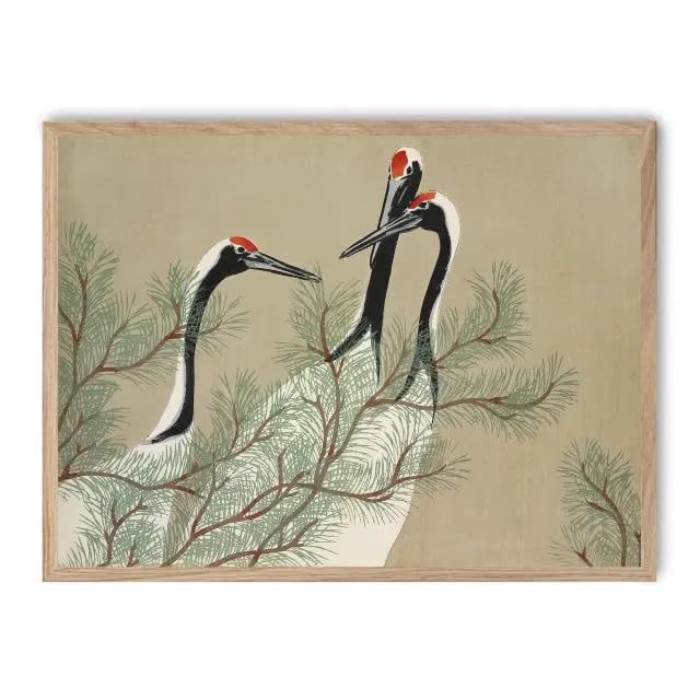Tableau cranes in branches FASE5 idée cadeau pendaison de crémaillère